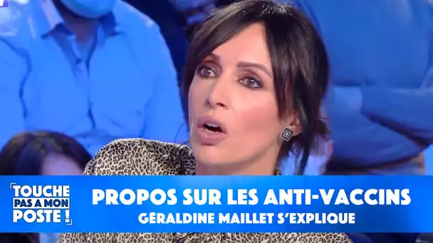Propos sur les anti-vaccins : Géraldine Maillet s'explique dans TPMP !
