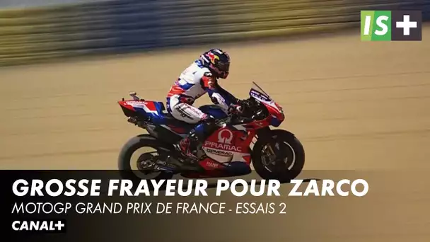 Le tout droit de Johann Zarco lors des essais 2 - MotoGP Grand prix de France