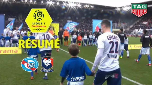 RC Strasbourg Alsace - SM Caen ( 2-2 ) - Résumé - (RCSA - SMC) / 2018-19