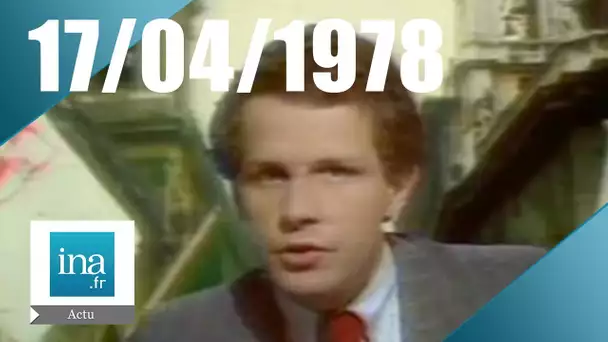 20h Antenne 2 du 17 avril 1978 | L'enlèvement d'Aldo Moro en Italie | Archive INA