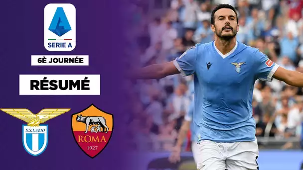 Résumé : La Lazio remporte un derby de Rome complètement fou