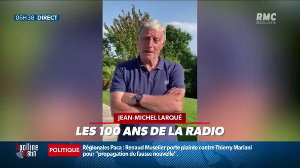 Jean-Michel Larqué célèbre les 100 ans de la radio sur RMC