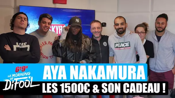 Aya Nakamura - Les 1500€ & Son cadeau offert par Difool ! #MorningDeDifool