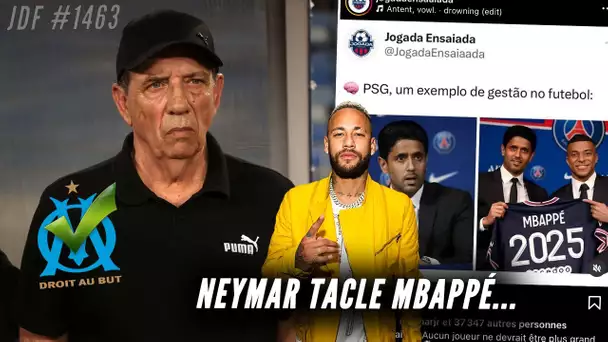 L'OM a trouvé son nouvel entraîneur, LONGORIA sur le départ ? Le tacle subtil de NEYMAR à MBAPPÉ