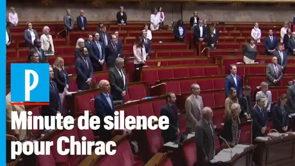 Mort de Chirac : une minute de silence à l'Assemblée Nationale