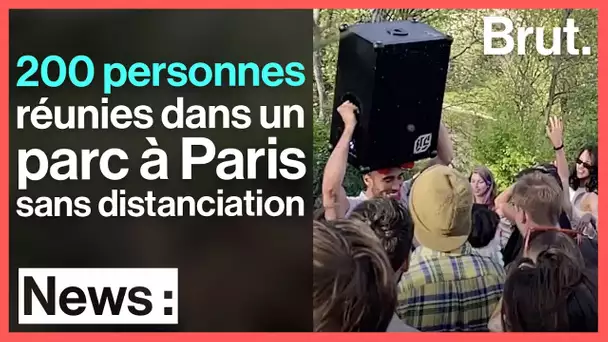 200 personnes réunies dans un parc à Paris : ils y étaient, ils racontent