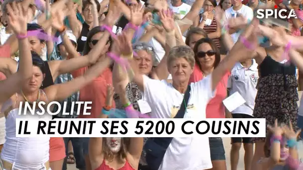 INSOLITE : Il réunit ses 5200 cousins