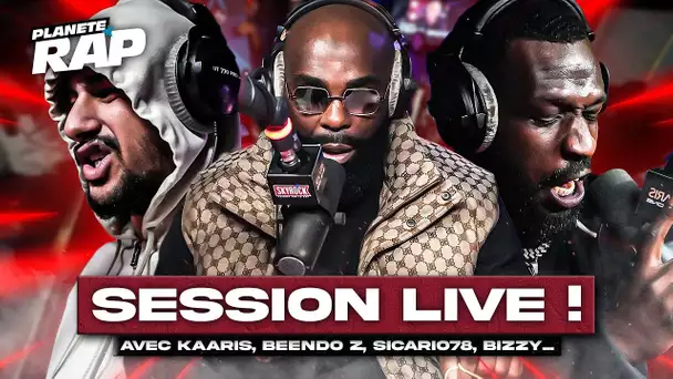 SESSION LIVE avec Kaaris, Beendo Z, Sicario78, Bizzy, North & Igo ! #PlanèteRap