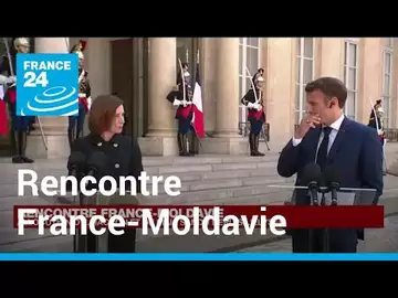 Rencontre France-Moldavie : allocution d'Emmanuel Macron et de Maia Sandu depuis l'Élysée
