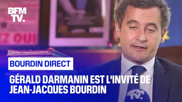 Gérald Darmanin face à Jean-Jacques Bourdin en direct
