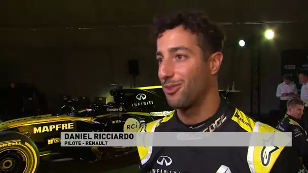 Ricciardo présenté chez Renault