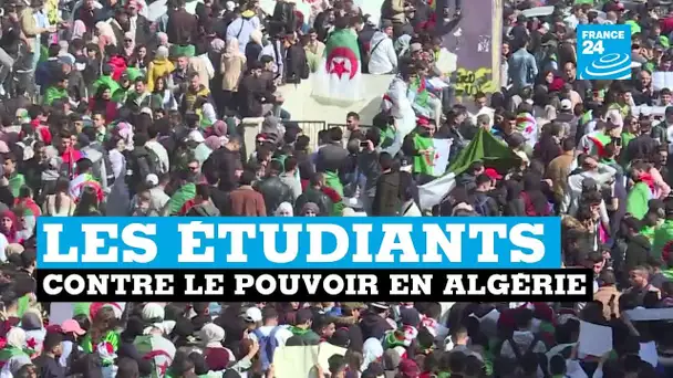 Les étudiants défilent contre le pouvoir en Algérie