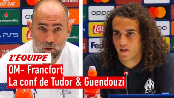 OM-Francfort : La conférence de presse de Tudor et Guendouzi avant la Ligue des champions