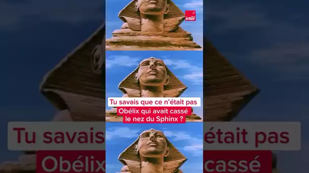 Obélix a-t-il cassé le nez du Sphinx #shorts