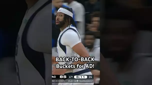 AD is leading the way for Dallas with back-to-back jumpers!