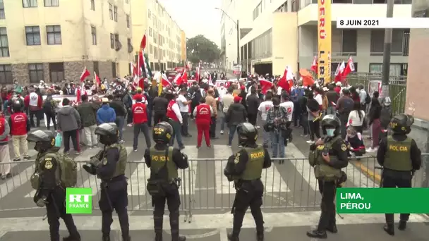 Présidentielle au Pérou : manifestations pour Castillo et Fujimori en marge du dépouillement