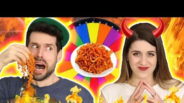 CHALLENGE EXTREME DENYZEE vs HUBY - SPICY NOODLES