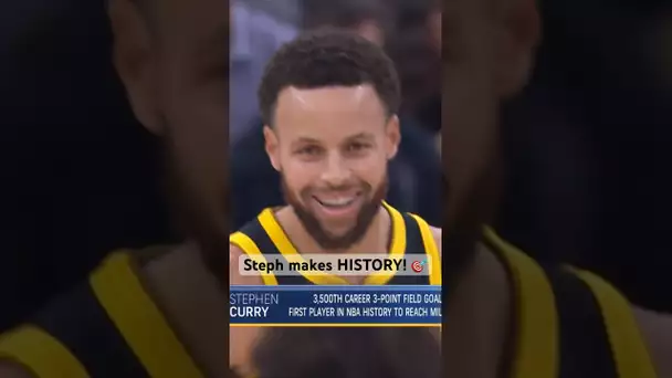 Stephen Curry becomes the 1st player to make 3,500 three-pointers! 👏 | December 16, 2023