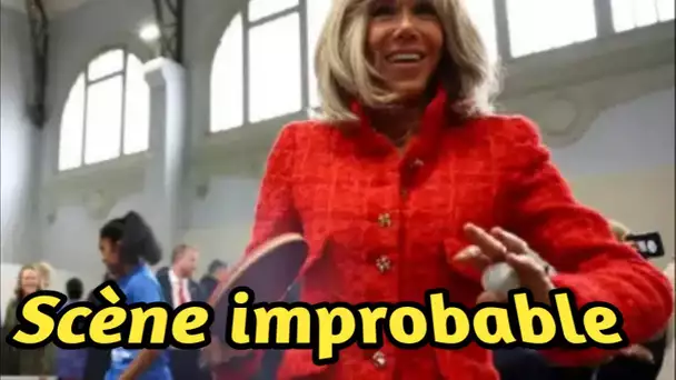 Une surprise : Brigitte Macron se révèle en tant que joueuse de ping-pong