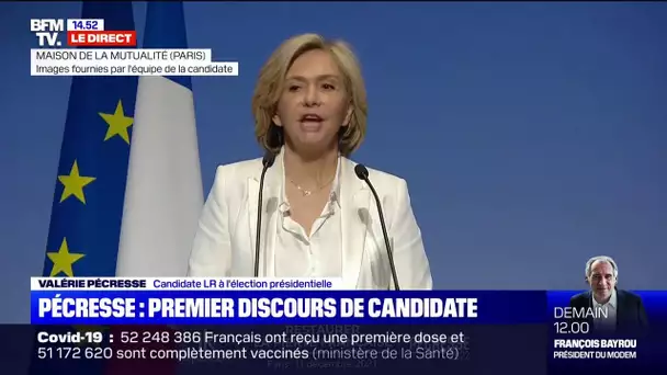 Revivez le premier meeting de campagne de Valérie Pécresse à la Maison de la mutualité, à Paris