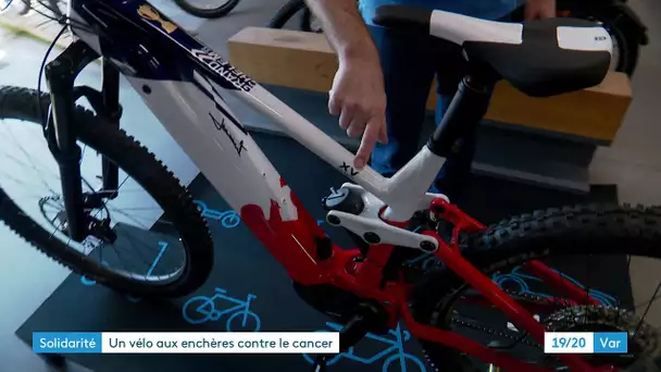 Var : un vélo aux couleurs du XV de France mis en vente pour la bonne cause