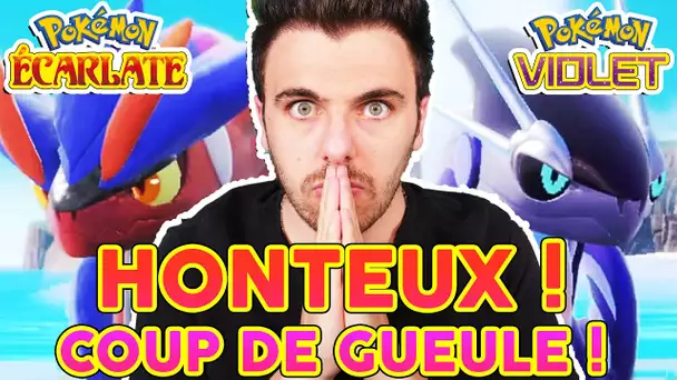 Pokemon Ecarlate & Violet Honteux ! Coup de Gueule !