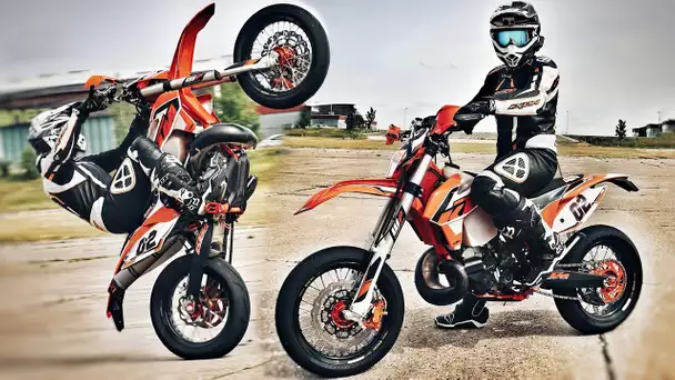 KTM 250 EXC SUPERMOTARD : UN MONSTRE !