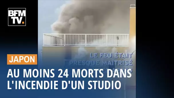 Un incendie dans un studio d'animation japonais fait au moins 24 morts et 35 blessés