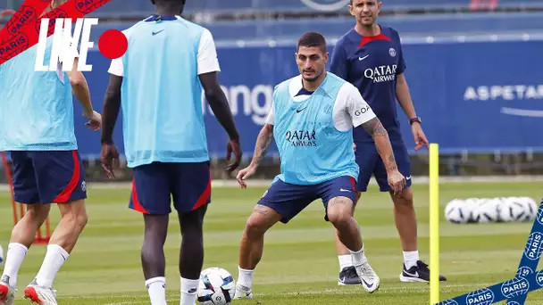 15 minutes live of training before Paris Saint-Germain - Montpellier HSC 🔴🔵