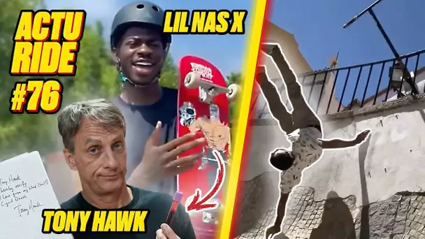 ACTU RIDE #75 : Lil Nas X chez Tony Hawk, des traceurs français en garde à vue au Brésil, gros fails