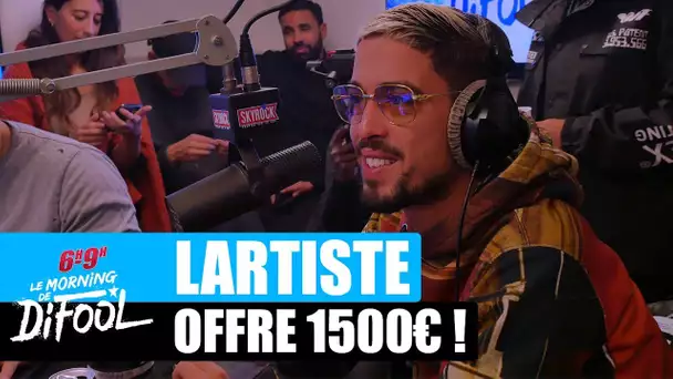 Lartiste offre 1500€ de sa poche à un auditeur ! #MorningDeDifool