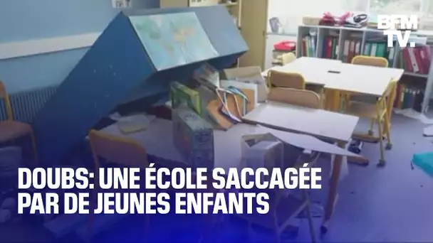 Une école saccagée par de jeunes enfants dans le Doubs