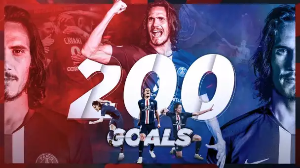 LES 200 BUTS D'EDINSON CAVANI AU PARIS SAINT-GERMAIN 🔴🔵