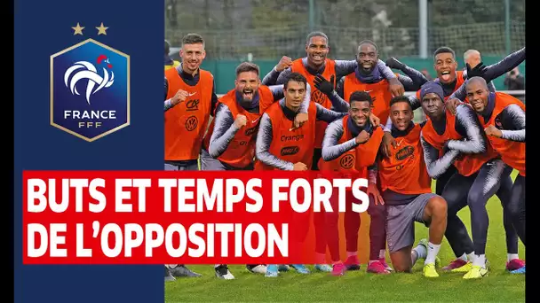 Buts et temps forts de l'opposition I Équipe de France 2019