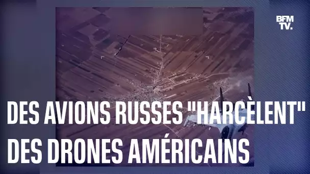 Des avions de combat russes "harcèlent" des drones américains, selon Washington