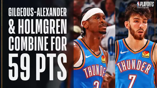 Shai Gilgeous-Alexander & Chet Holmgren GO OFF In Game 2! 👀| April 24, 2024