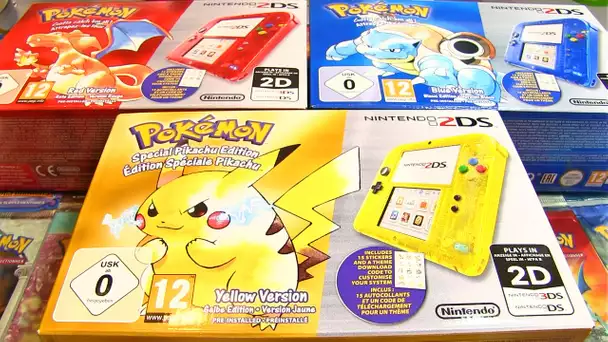 UNBOXING Nouvelle Consoles Nintendo 2DS POKEMON ! Pikachu, Dracaufeu et Tortank !