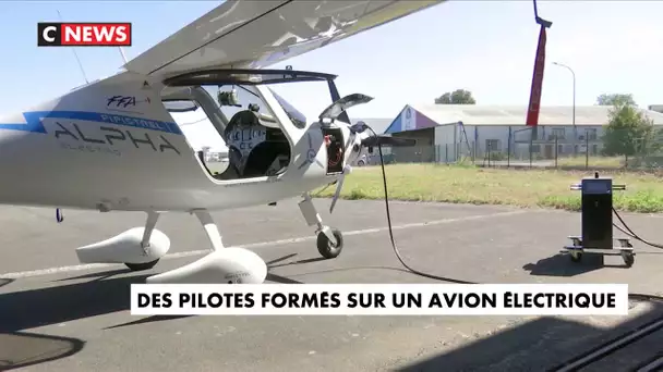 Des pilotes formés sur un avion électrique