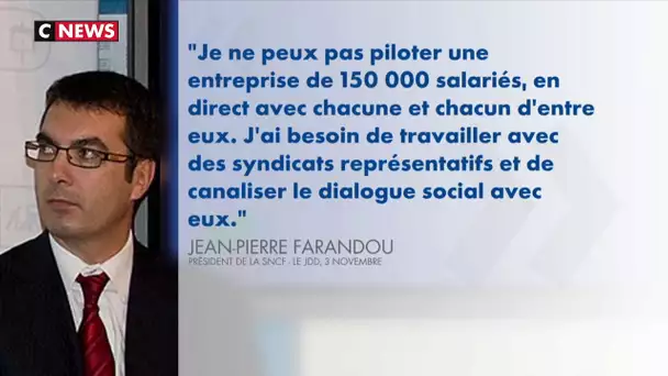 Le nouveau président de la SNCF, Jean-Pierre Farandou, s'exprime pour la première fois