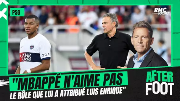 PSG : "Mbappé n'aime pas la position que lui a attribué Luis Enrique", pense Riolo
