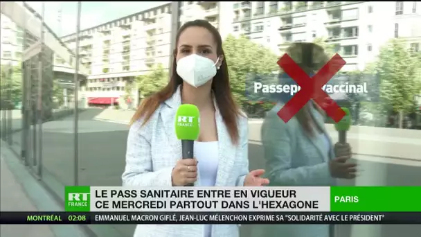 Entrée en vigueur du pass sanitaire en France