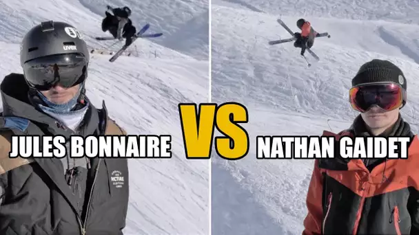 GAME OF S.K.I : Jules Bonnaires et Nathan Gaidet s'affrontent au SNOWPARK !