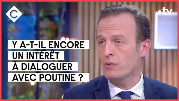 Macron / Poutine : maintenir impérativement le dialogue, avec Thomas Gomart - C à vous - 15/03/2022