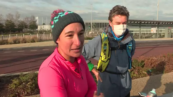 une marathonienne engagée dans un tour du monde  s'inspire de Serge Girard qui l'a fait en 433 jours
