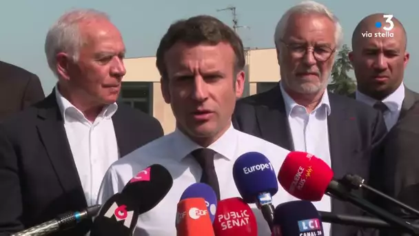 Déclaration d'Emmanuel Macron à la suite des incidents de la caserne de CRS de Furiani
