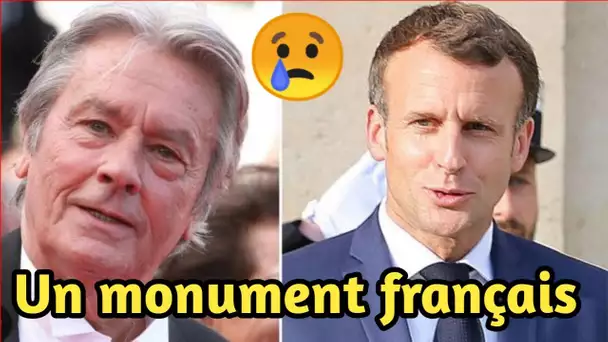 Emmanuel Macron rend hommage à Alain Delon, "monument français" aux "rôles légendaires"