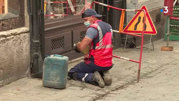 A Rouen, les commerçants de la rue Massacre agacés par les travaux de rénovation