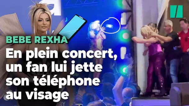 Bebe Rexha a été blessée en concert par un fan qui lui a jeté son téléphone au visage