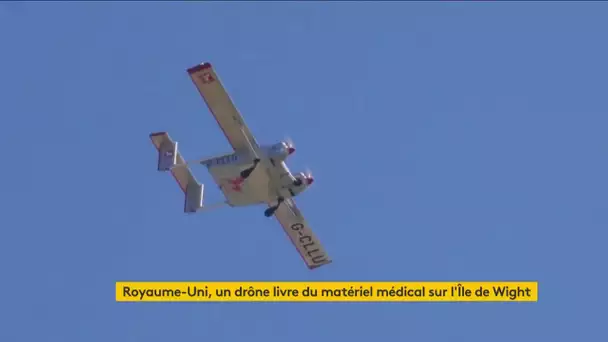 Île de Wight : des fournitures médicales livrées par drone