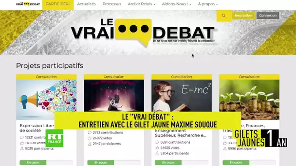Le «Vrai débat» : rencontre avec le Gilet jaune Maxime Souque